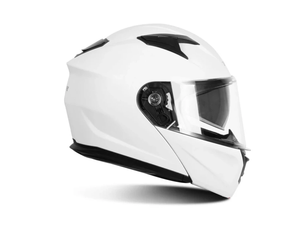 Výklopná přilba na motorku TXR Rival perleťově bílá