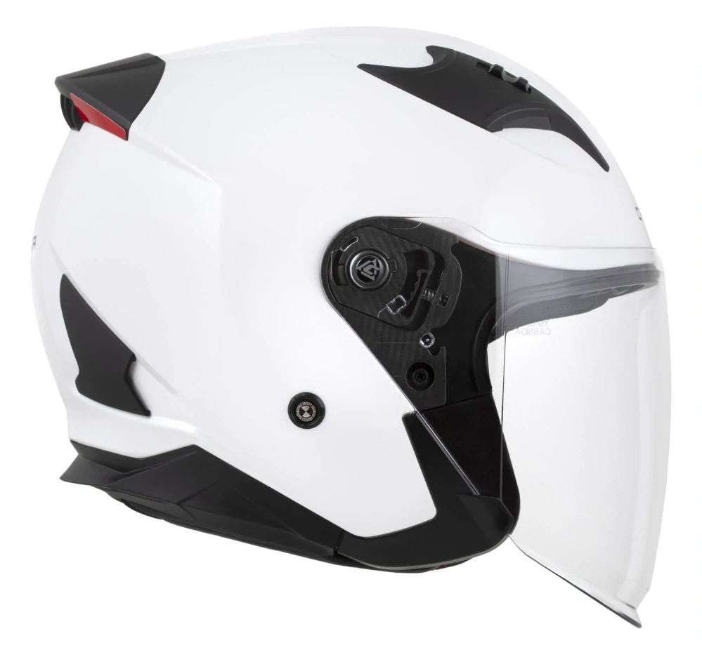 Helma na motorku CASSIDA Reflex 2.0 Solid (bílá/černá)