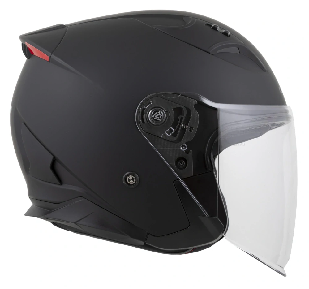 Helma na motorku CASSIDA Reflex 2.0 Solid (černá matná/tmavě šedá)