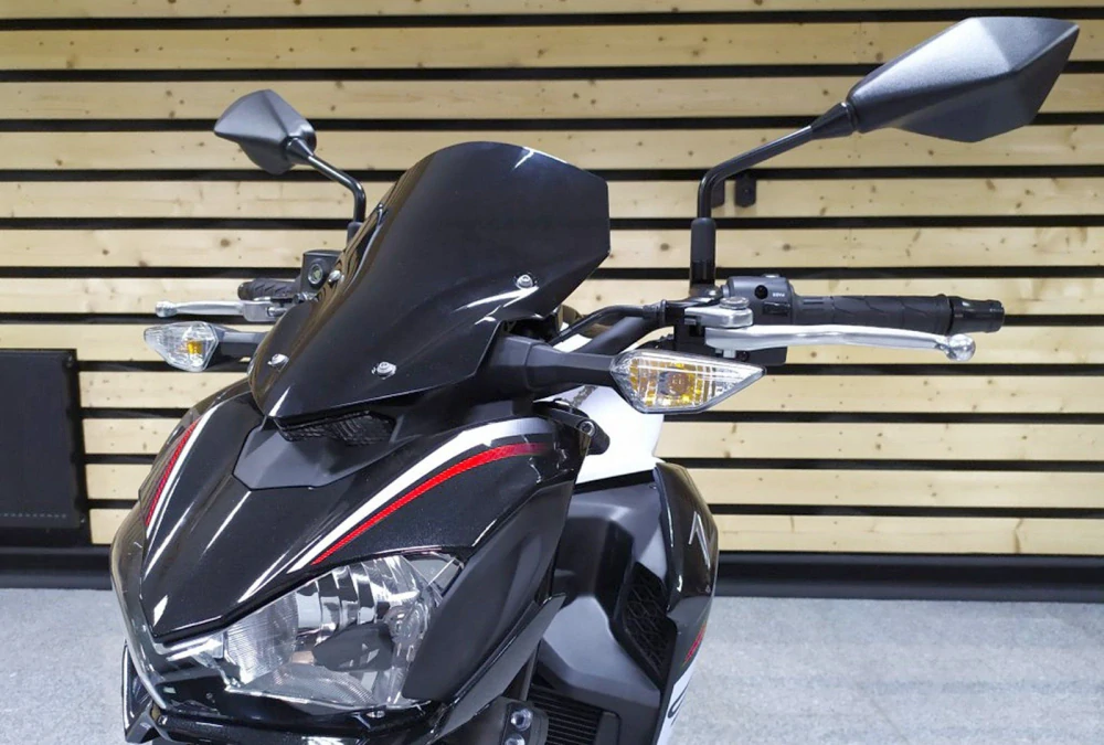 Zrcátka na motorku SEFIS 106 "Style Kawasaki" černá universální, pár 