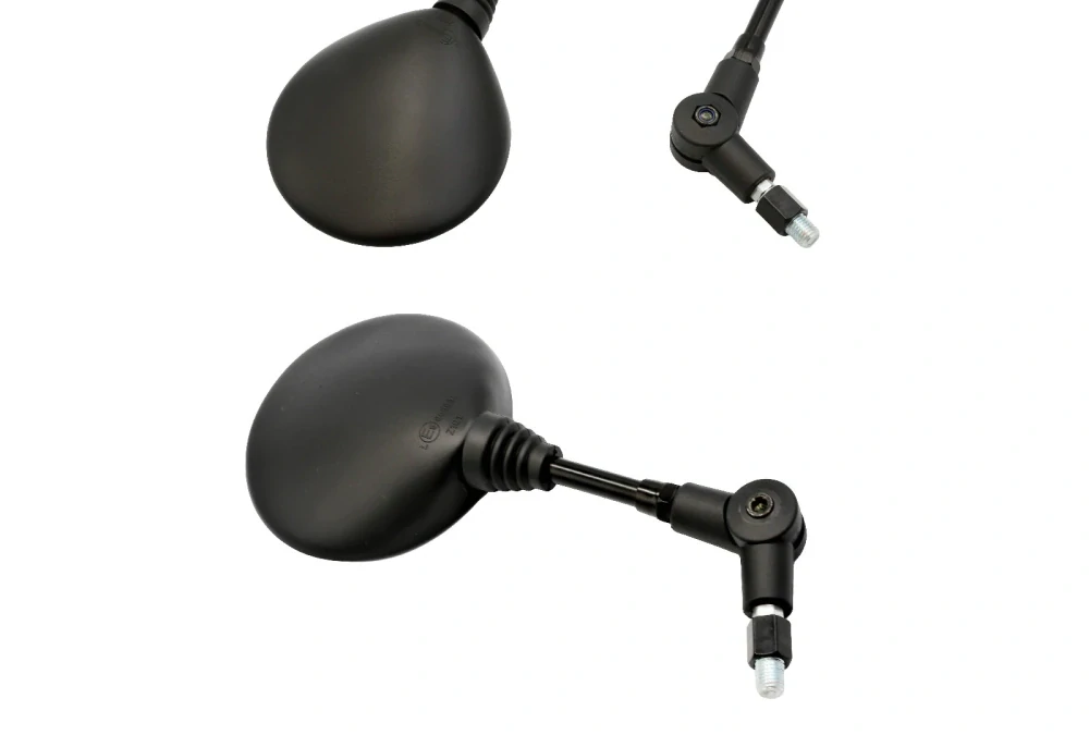 Enduro zrcátko na motorku sklopné M10, universální oboustranné