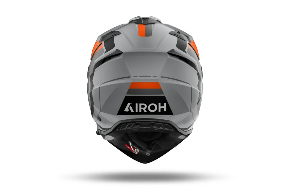 Enduro helma na motorku AIROH BANDIT Horn (oranžová matná)