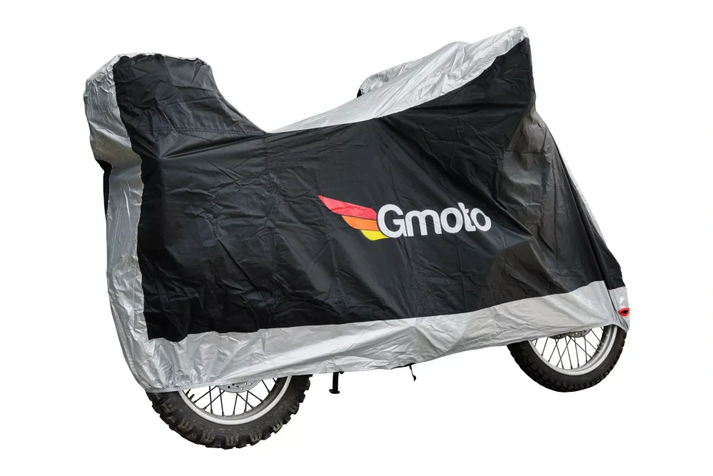 Plachta na motorku s prostorem na kufr GMOTO (venkovní nepromokavá) v.M (229 cm) 