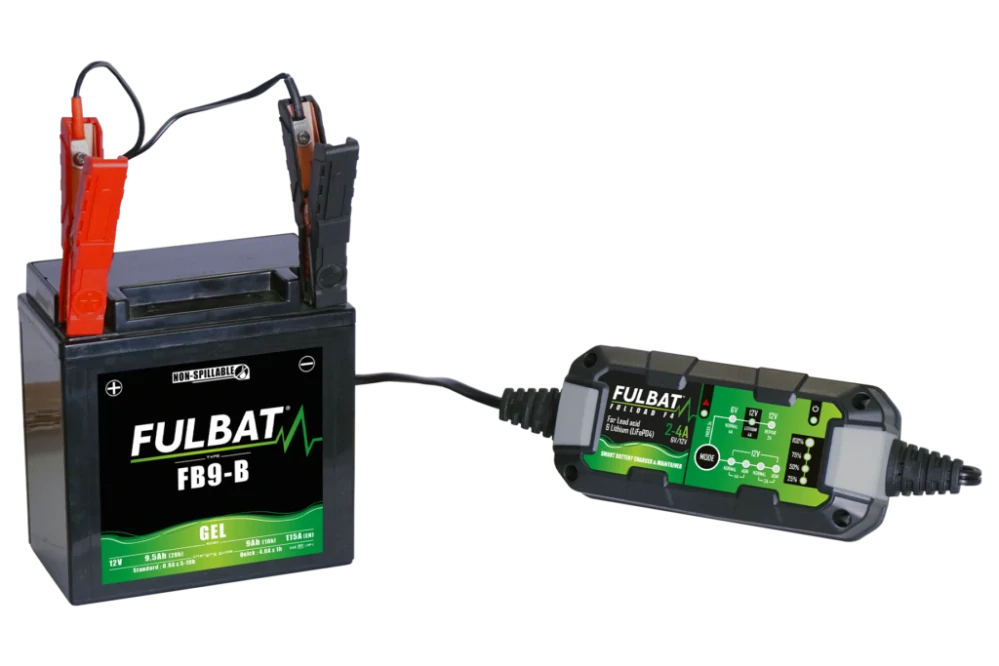 Nabíječka baterií FULBAT FULLOAD F4 6/12V, 2/4A (vhodné také pro lithiové baterie)