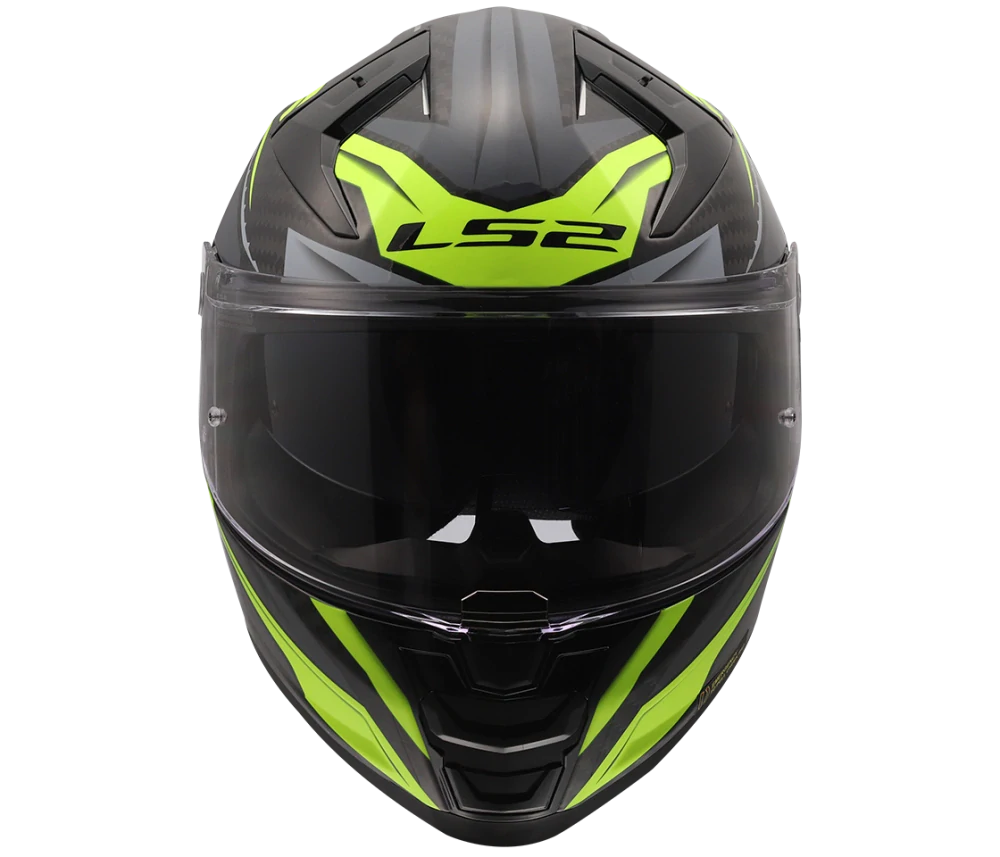 Helma na motorku LS2 FF811 VECTOR II C CARBON SAVAGE Gloss H-V Yellow, lesklá