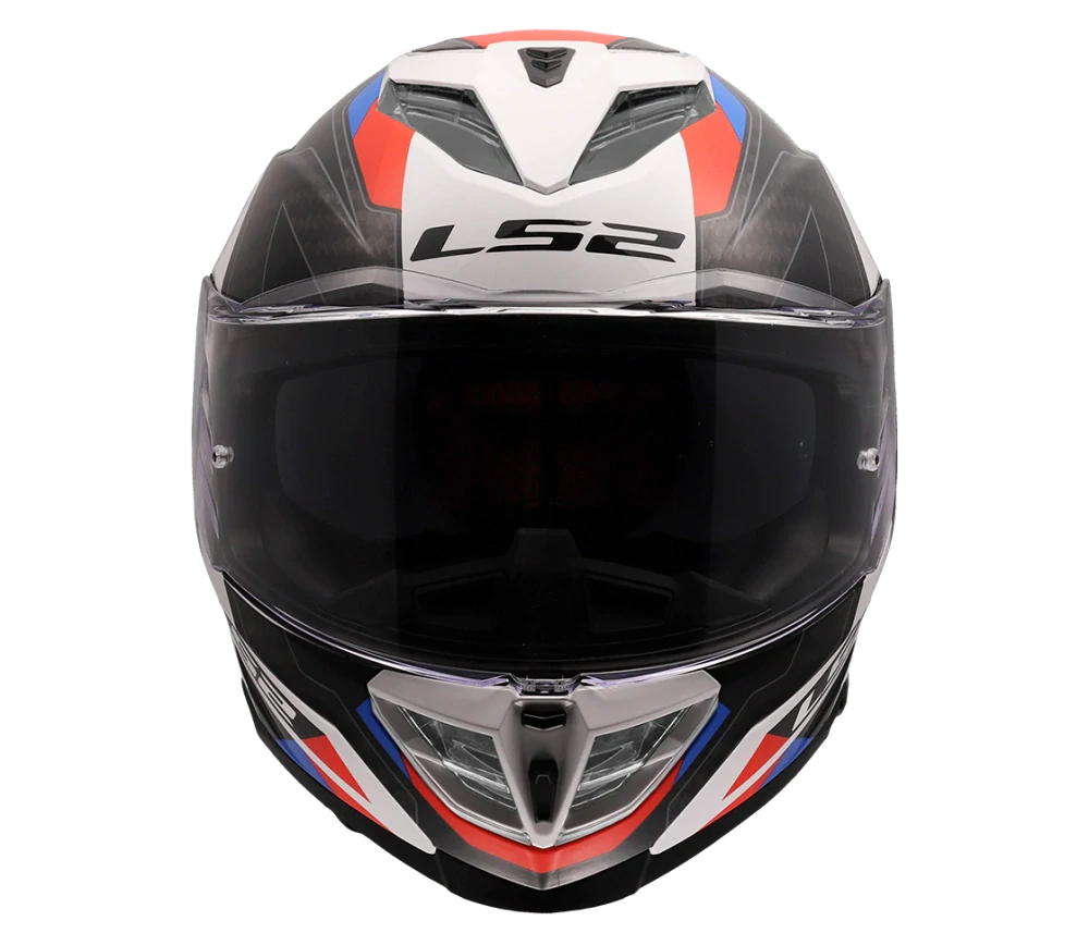 LS2 FF818 STORM III SPORTY White Blue Red, integrální helma na motorku