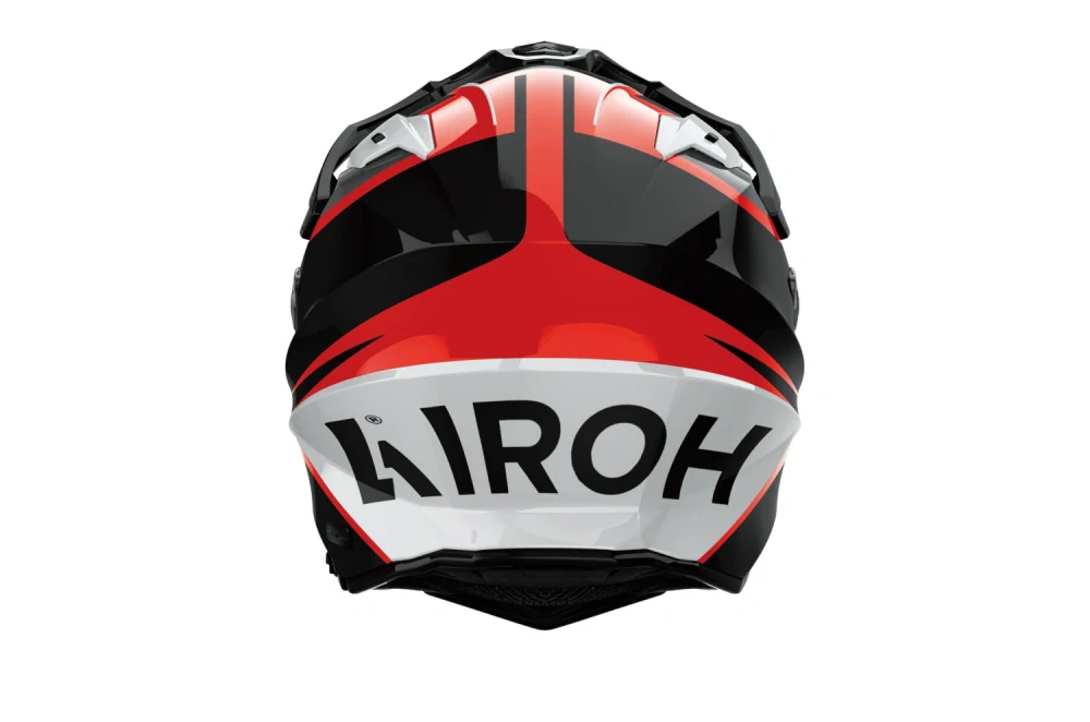 Enduro helma na motorku AIROH COMMANDER 2 Skip (červená lesklá) 2026