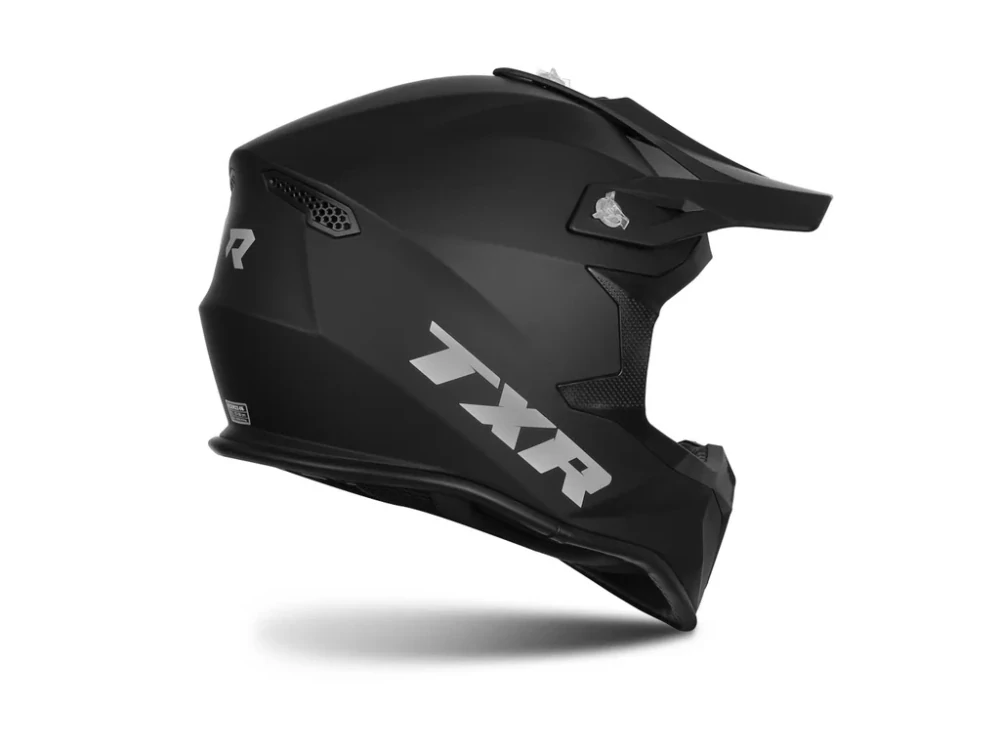 Motokrosová helma na motorku TXR Fury, černá matná