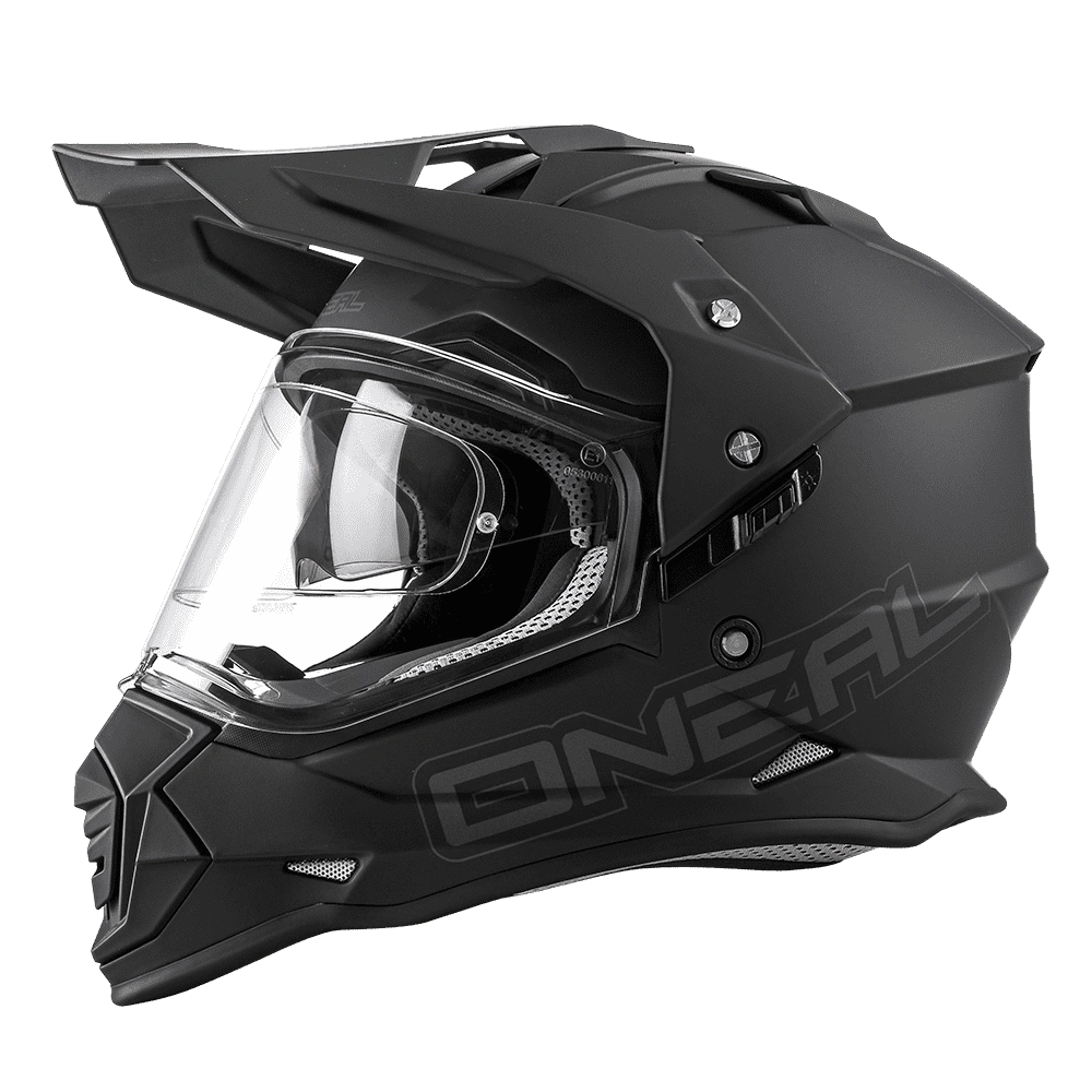 O'Neal SIERRA Helmet FLAT black, enduro helma na motorku, černá matná