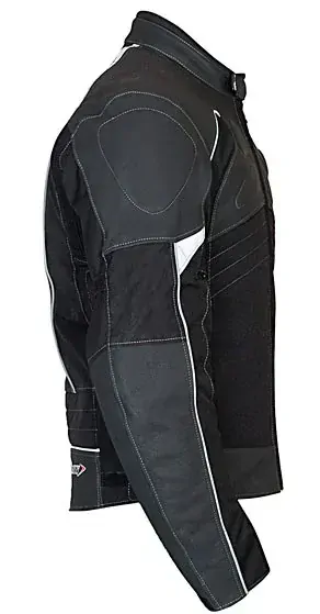 Bunda na motorku MBW Lanta kombinace kůže/textil Cordura, DOPRAVA ZDARMA
