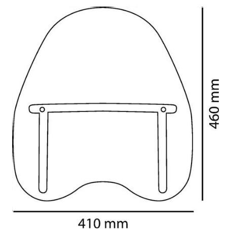 Plexi na Chopper Puig Daytona IV 2003W menší