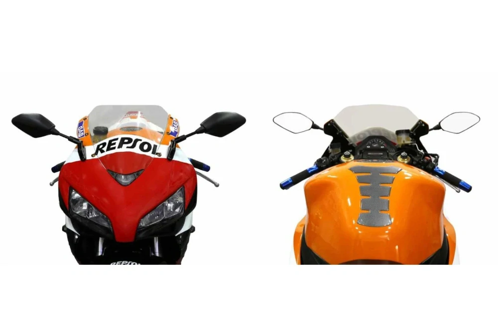 Zrcátka SEFIS "SUPERSPORT" do kapot na sportovní motorky, universální pár