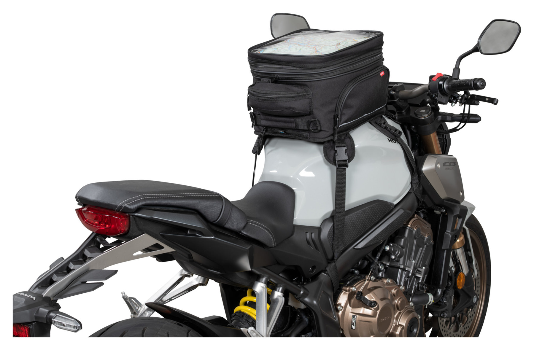 Tankvak Louis 16-25L, magnetický/řemenový tankvak na motorku