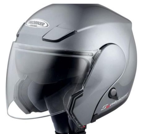 Plexi DLOUHÉ + bočnice Probiker KX3/KX4 černé na přestavbu na JET helmu DOPRODEJ