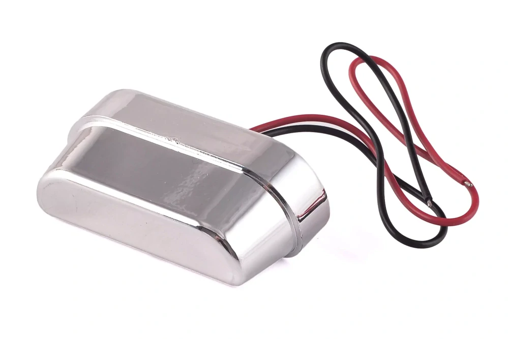 LED osvětlení SPZ na motorku 56x16x20 mm, chrom