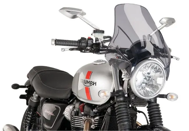 Motocyklové Plexi Puig 4620H "PLUS" tónované (plexi na naháče)