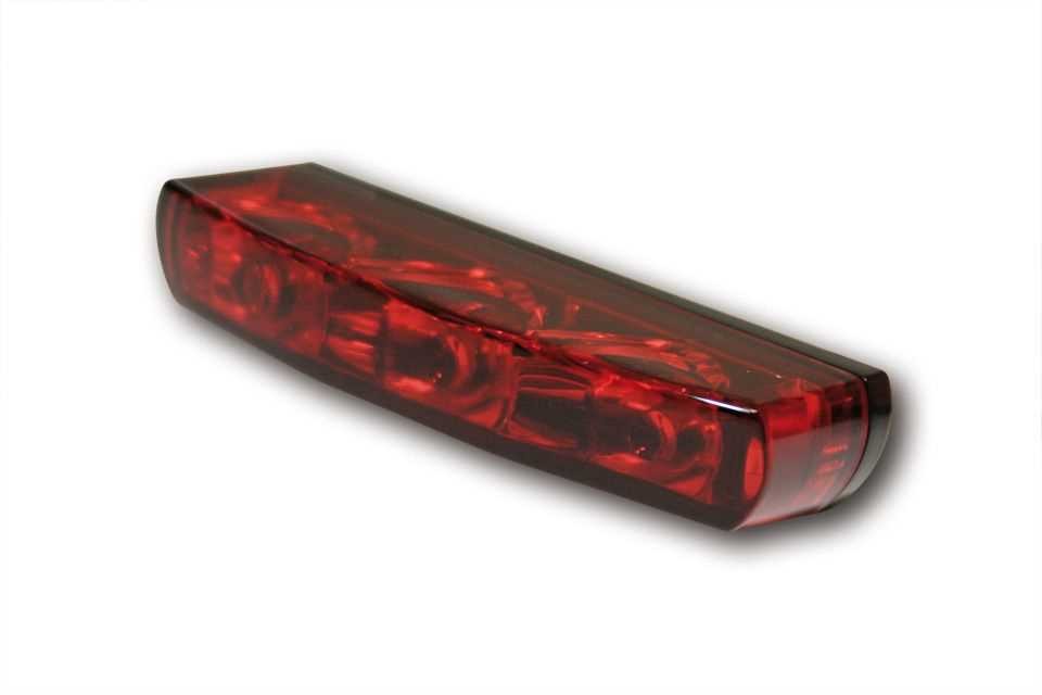 Světlo "Vetro" červené 80x16 mm LED moto