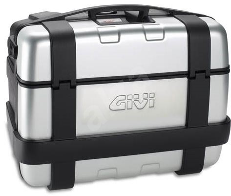Moto-Kufr Givi TRK 46N, 46L černý s hliníkovým víkem MONOKEY