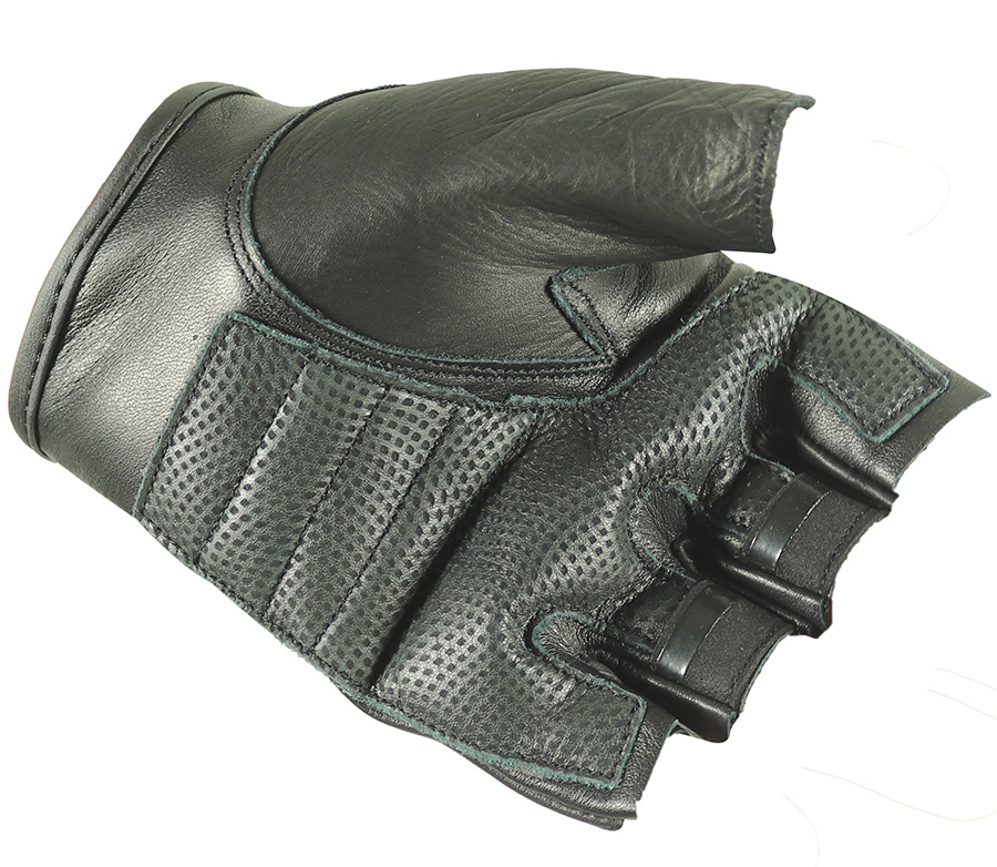 BEZPRSTOVÉ RUKAVICE na motorku NAZRAN PERFORATED 2.0