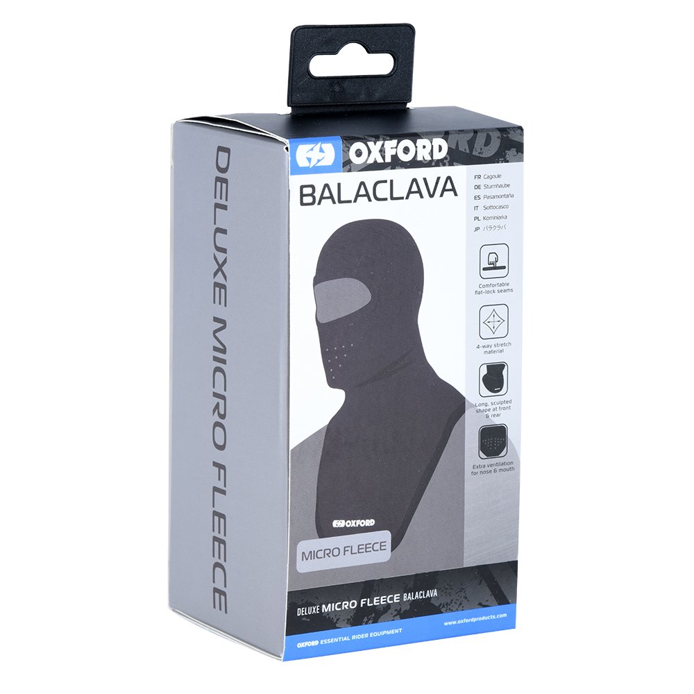 MICRO FLEECE zateplená kukla na motorku Oxford Balaclava Deluxe, CA035