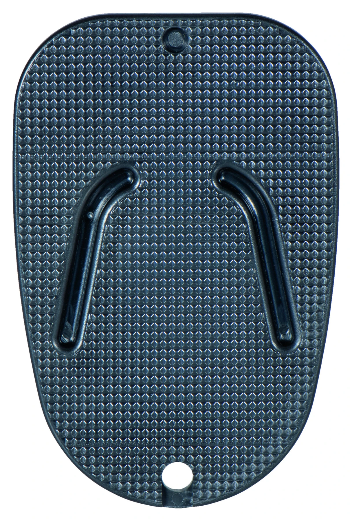 Podložka pod boční stojánek motorky černá, 125x80 mm