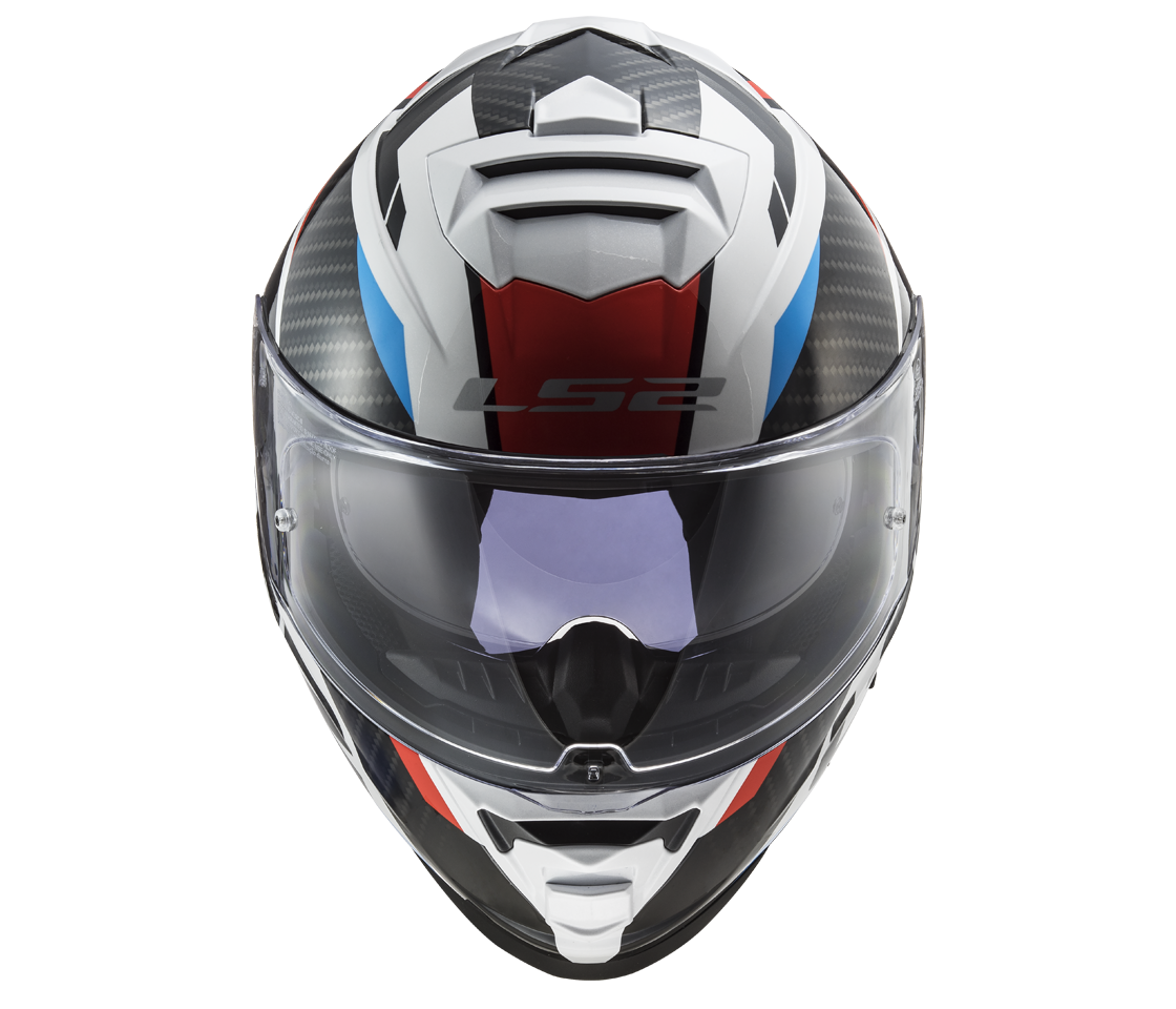 Helma na motorku LS2 FF800 Storm II Racer Blue Red