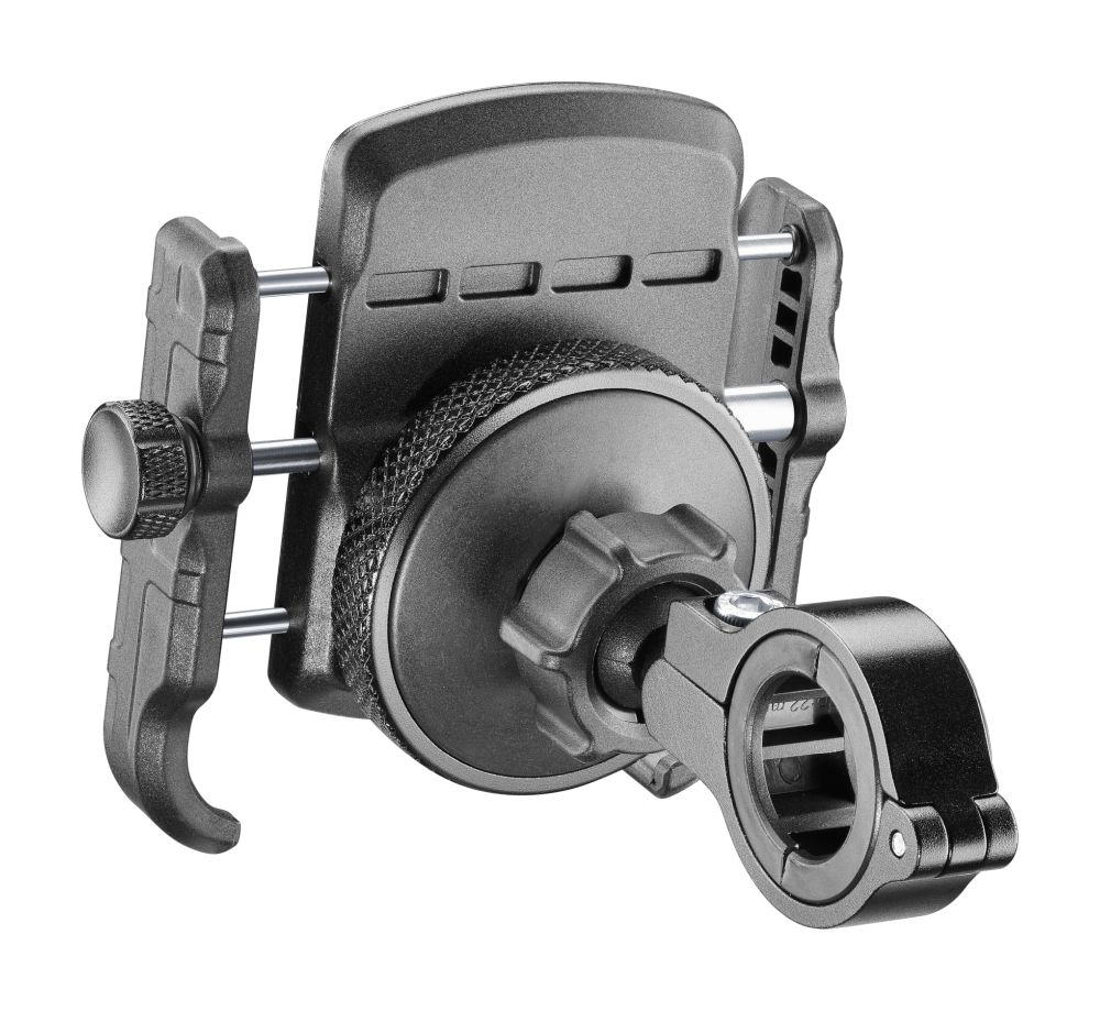 Univerzální držák na mobilní telefony Interphone Crab s antivibrací, s objímkou na moto řidítka 