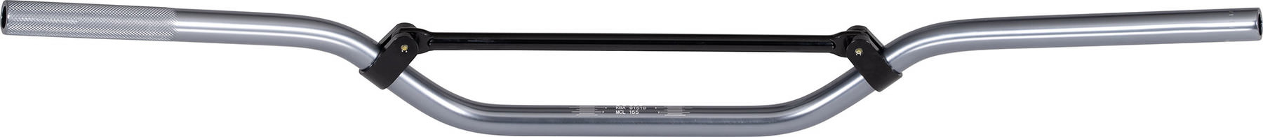 Řídítka na motorku s hrazdou Lucas TRW "Offroad High" MCL155T 22mm ALU, titanová barva