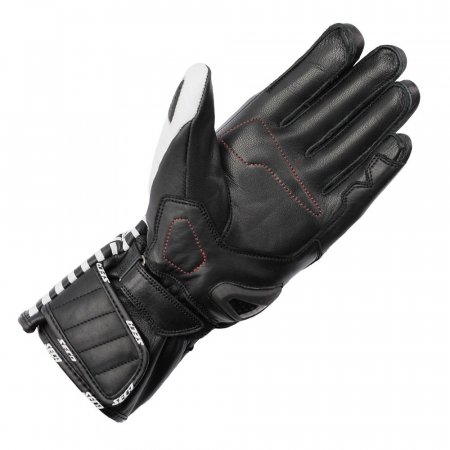 Kožené rukavice na motorku SECA Mercury IV černo-bílé