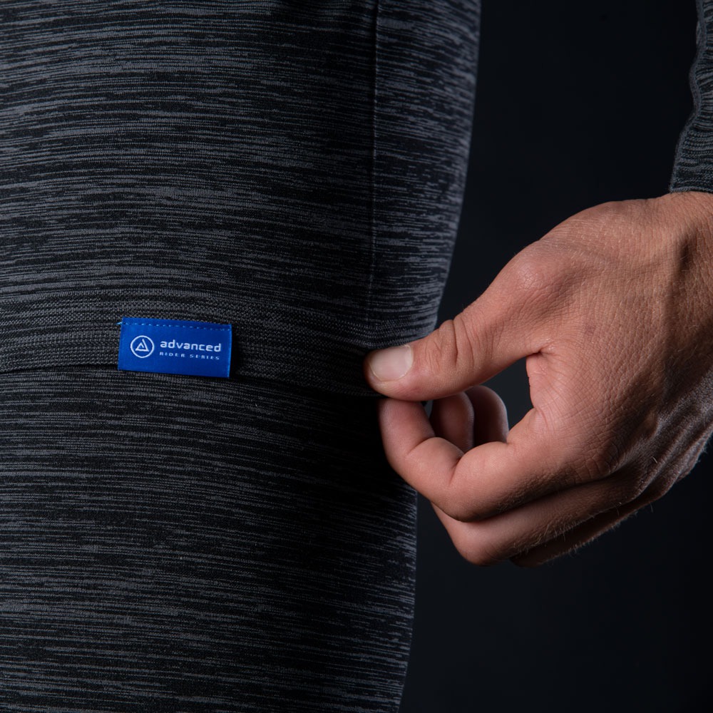 TERMOPRÁDLO S DLOUHÝM RUKÁVEM OXFORD ADVANCED BASE LAYER (ŠEDÉ/ČERNÉ)