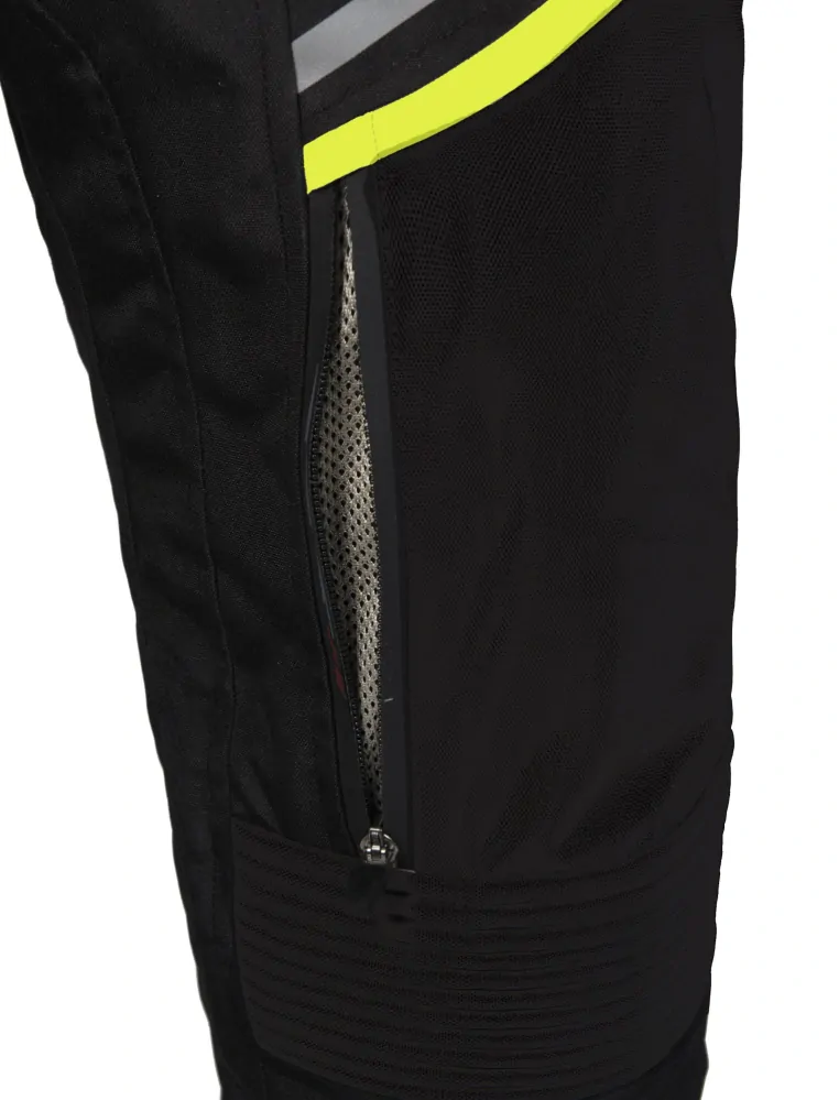 MBW ADVENTURE EVO PANTS YELLOW  textilní 3-vrstvé PÁNSKÉ kalhoty na motorku 