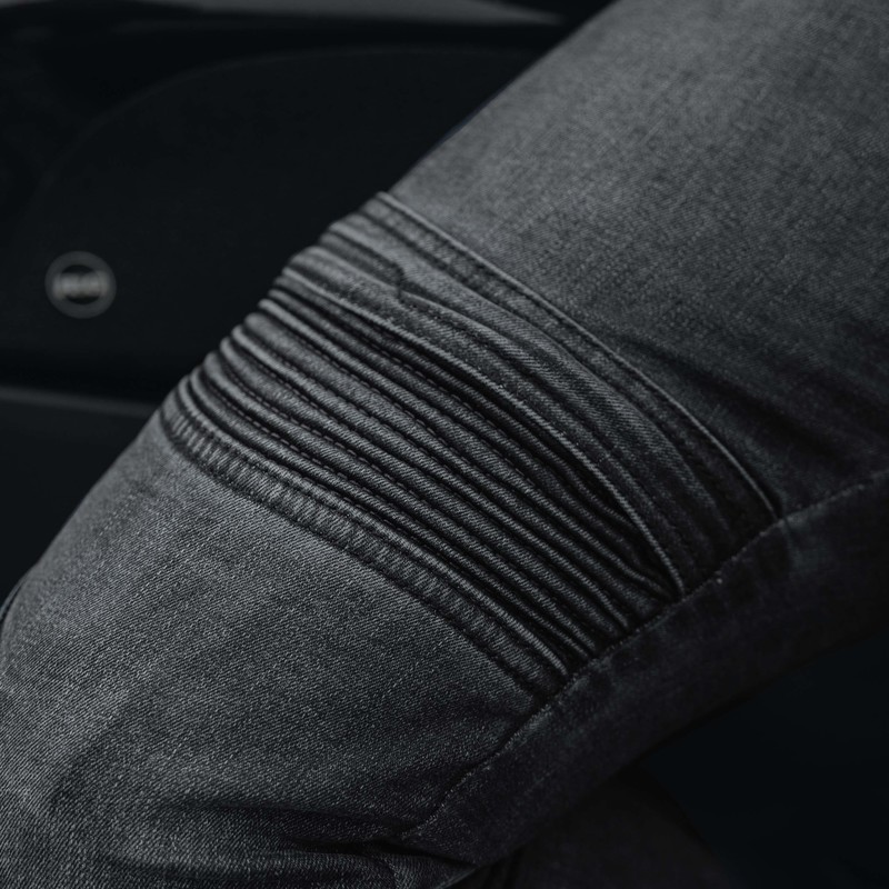 Kevlarové džíny na motorku Ozone HORNET II Washed Black