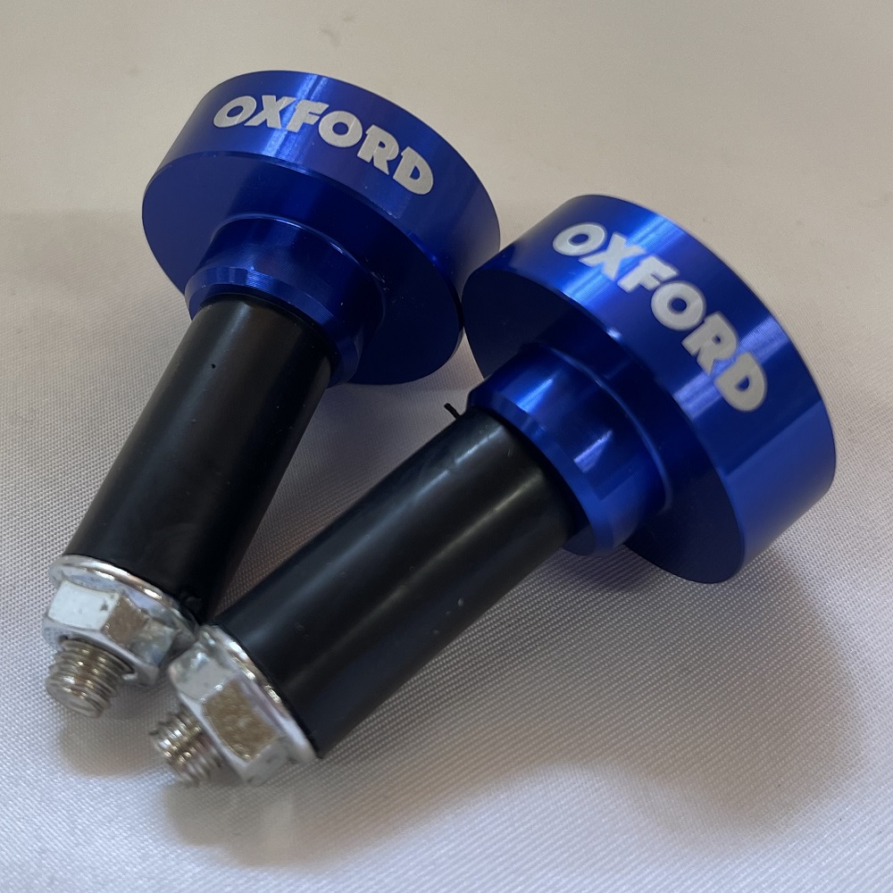 Závažíčka-koncovky do řidítek Oxford Bar Ends 1 modré, pár