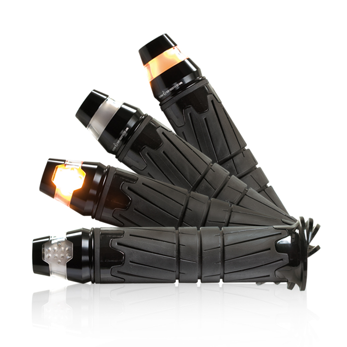 Blinkry LED na motorku "CONIC" do řídítek LED, pár