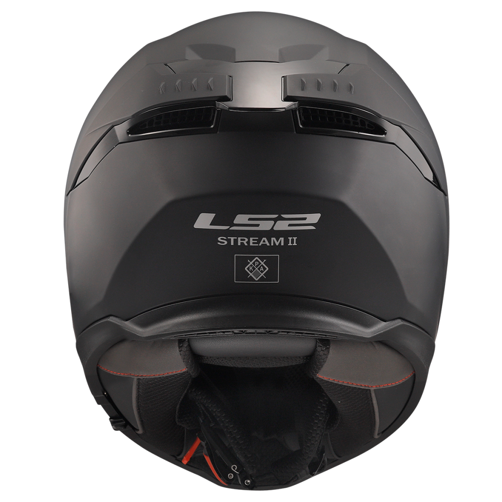 LS2 FF808 STREAM II MATT BLACK, integrální helma na motorku se sluneční clonou