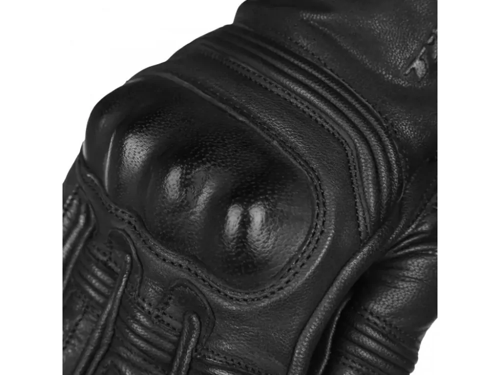 Rukavice na motorku TXR Roko černé, retro klasické moto rukavice