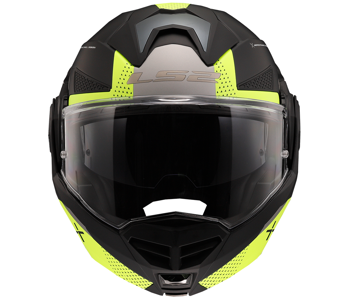 LS2 FF901 ADVANT X OBLIVION Matt Black H-V, překlápěcí helma na motorku