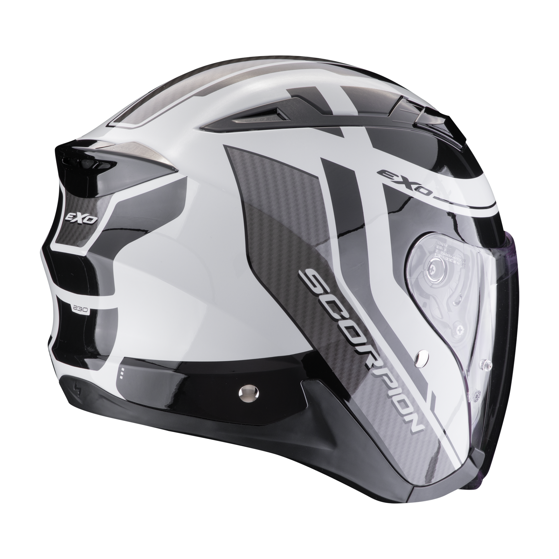 Helma na motorku Scorpion Exo-230 PUL šedo/černá