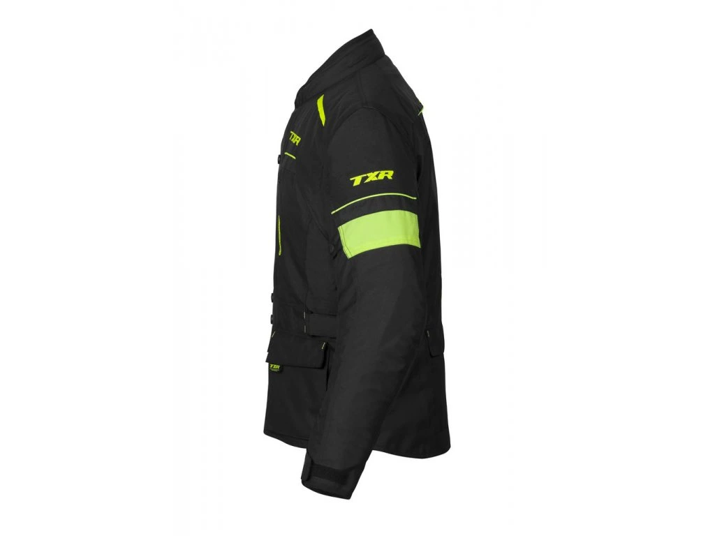 Bunda na motorku TXR Visper černo-fluo žlutá