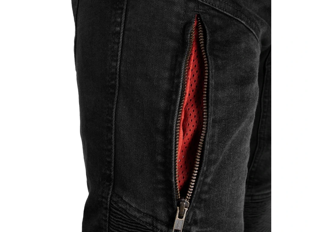 Kevlarové jeansy na motorku TXR Patriot Pánské černé