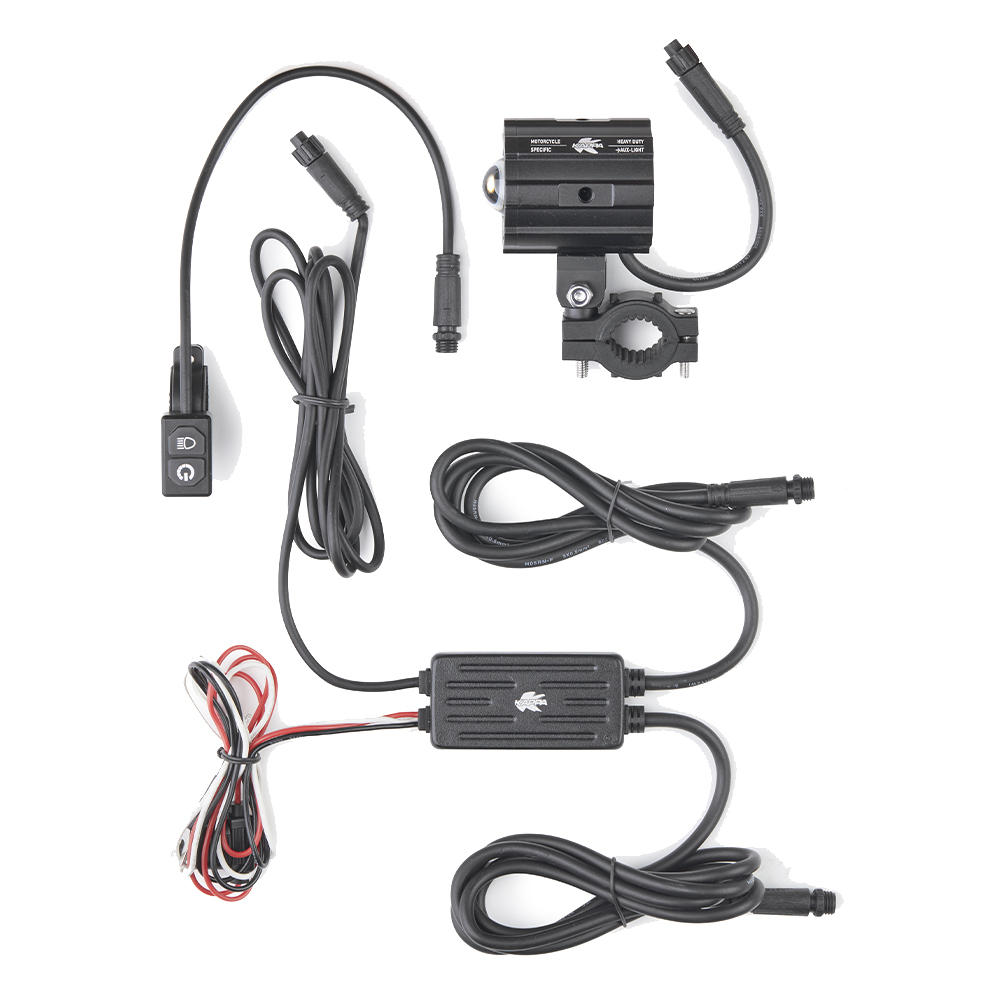 Přídavná LED světla na motorku KAPPA KS311 potkávací/dálková s přepínáním, sada