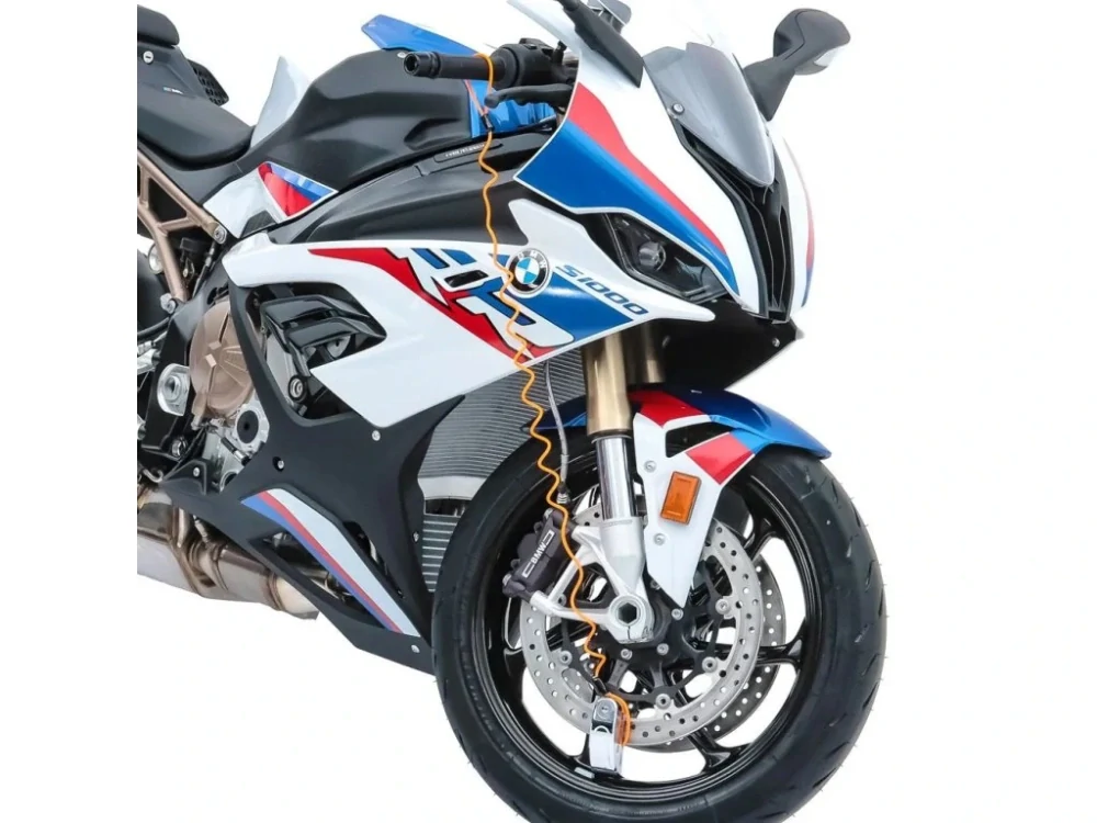 Kotoučový zámek na motorku s alarmem 110db TXR