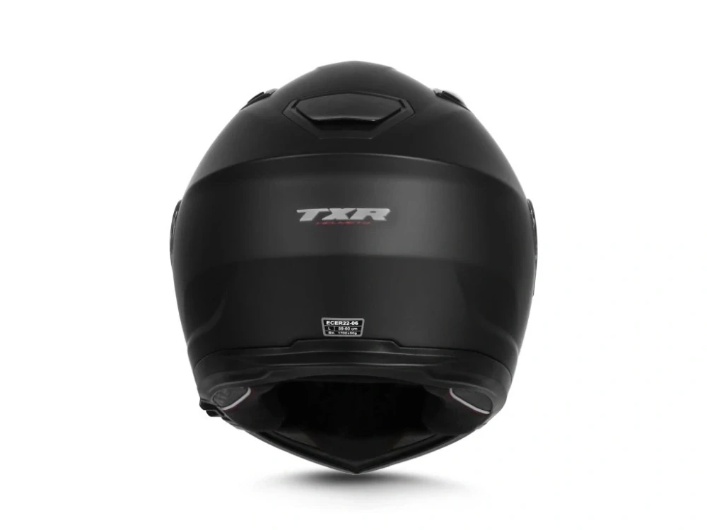 Výklopná přilba na motorku TXR Rival černá matná