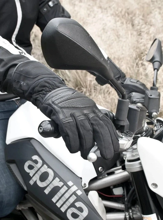 Rukavice na motorku Shima D-Tour WP, cestovní dlouhé rukavice s membránou