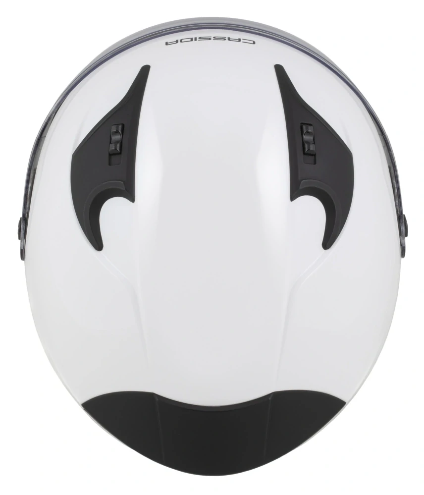 Helma na motorku CASSIDA Reflex 2.0 Solid (bílá/černá)