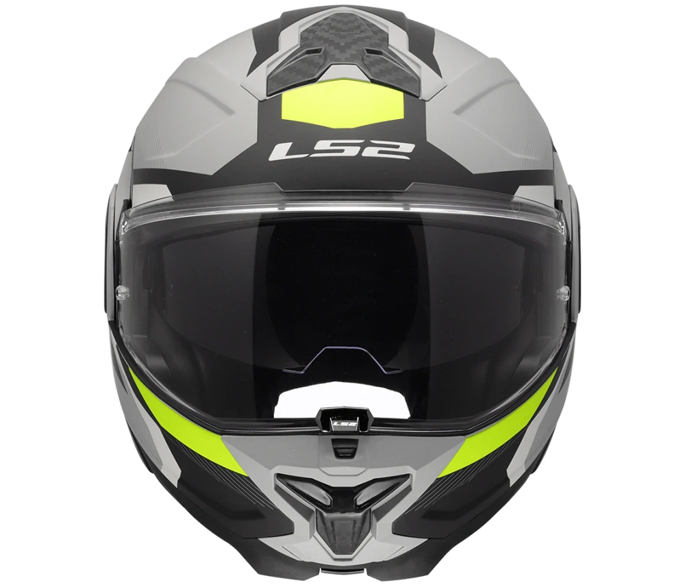 LS2 FF910 ADVANT II TRIPLE Matt Light Grey, překlápěcí helma na motorku