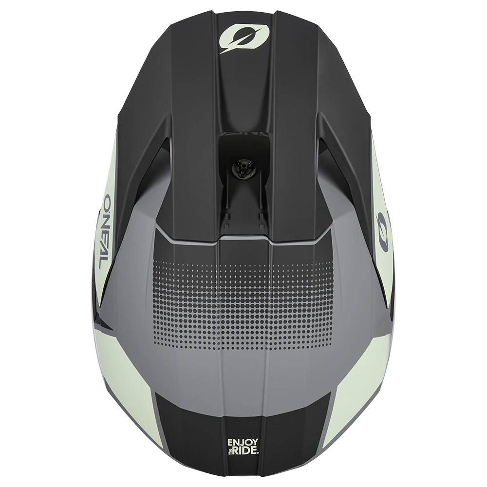 Motokrosová MX helma na motorku O'Neal 3SRS Helmet VISION V.24 black/gray