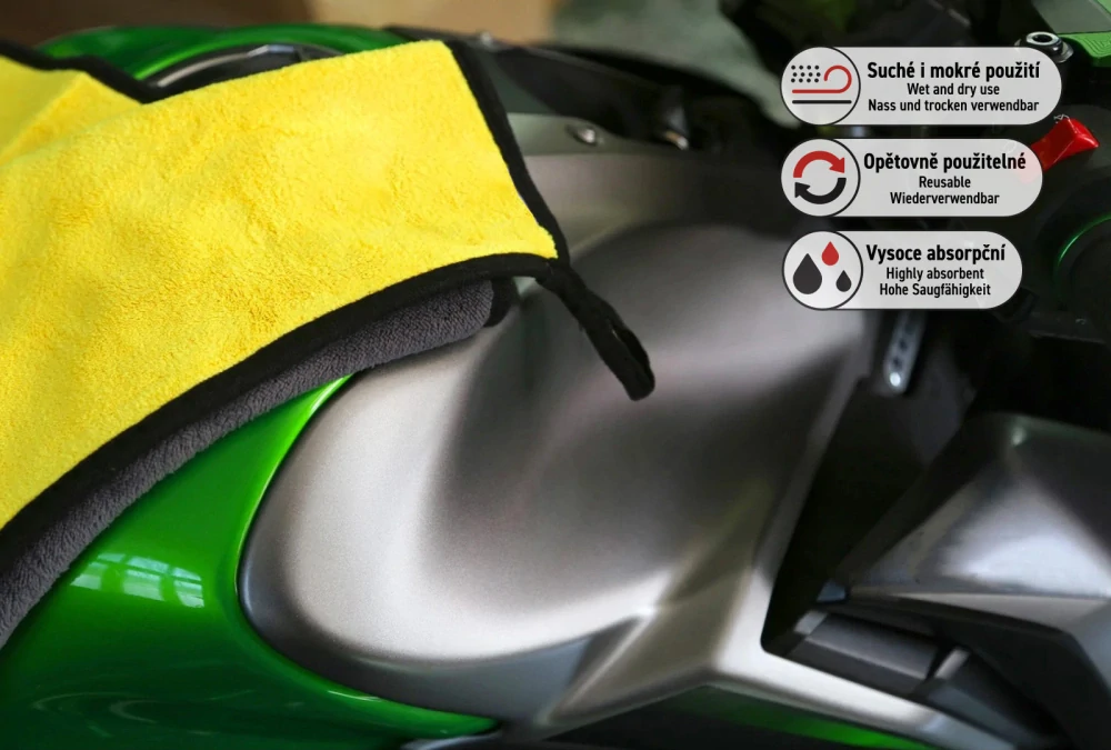 Mikrovláknová utěrka ručník SEFIS Supreme 800GSM 40*30cm XL