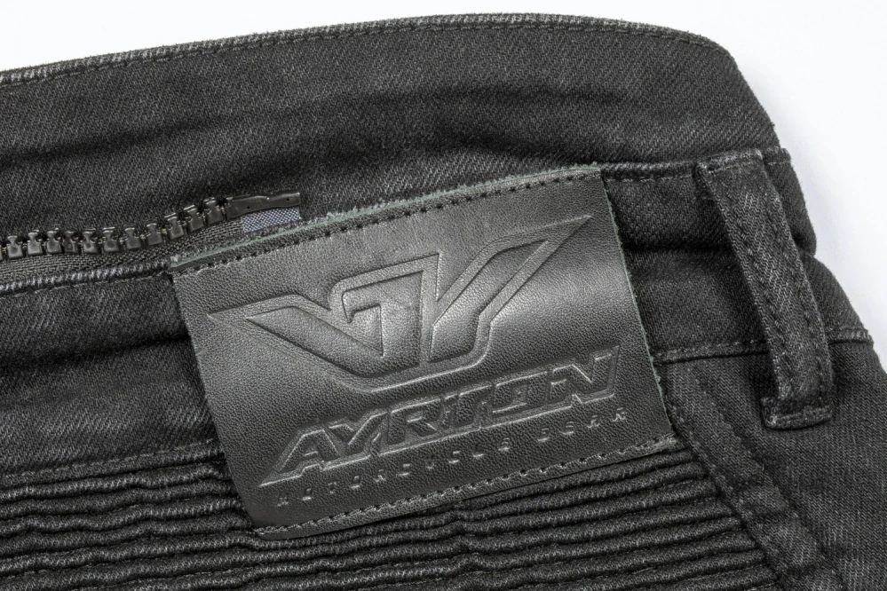 Kevlarové jeansy Ayrton 505 ČERNÁ, rifle na motorku
