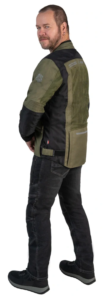 MBW VERANO JACKET OLIVE textilní pánská letní bunda na motorku